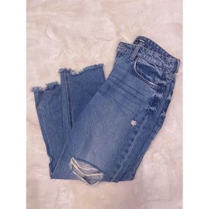 Wide leg jeans